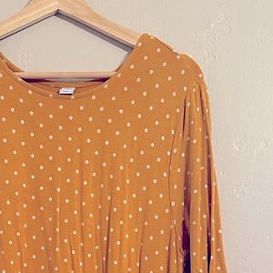 Old Navy Polka Dot Swing Dress, Size L